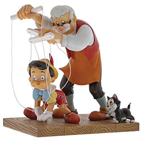 Enchanting Disney, Figura de Pinocho con Gepetto, para coleccionar Enesco
