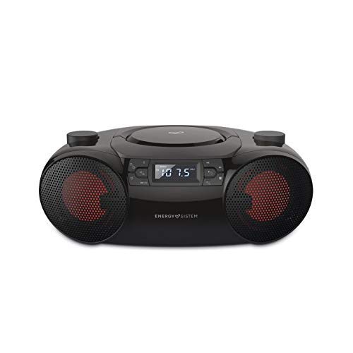 Energy Sistem Boombox 6 Altavoz portátil con Bluetooth (Bluetooth, CD Player, 12 W, LED Lights, USB&SD MP3 Player, FM Radio) Energy Sistem Boombox 6 Altavoz portátil con Bluetooth (Bluetooth, CD Player, 12 W, LED Lights, USB&SD MP3 Player, FM Radio)