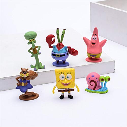 Esponja Bob Pesca Tanque Swings Accesorios Acuario Modelo Swing Slots Decoración Bob Esponja Squarepants Juego de 6 Piezas(3-6cm) Esponja Bob Pesca Tanque Swings Accesorios Acuario Modelo Swing Slots Decoración Bob Esponja Squarepants Juego de 6 Piezas(3-6cm)