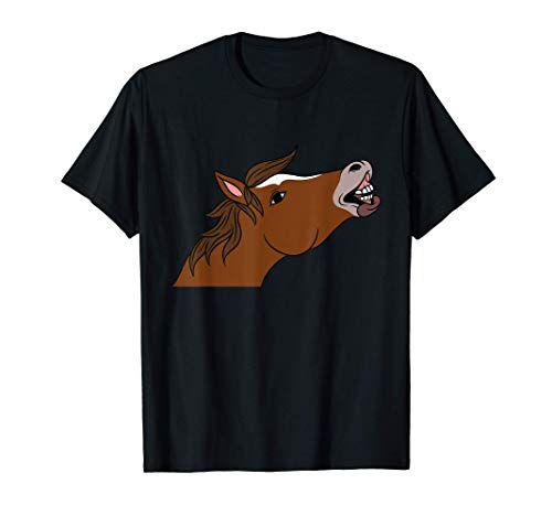establo de caballos pony yardas de caballos chica jinete Camiseta