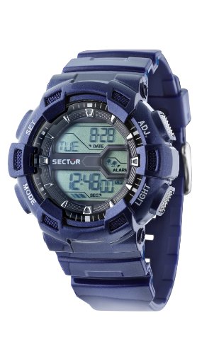 Expander R3251172012 - Reloj Digital de Cuarzo para Hombre con Correa de plástico, Color Azul