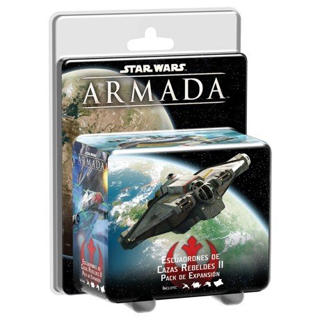 Fantasy Flight Games Star Wars Armada: escuadrones de cazas Rebeldes II-Español, Color (FFSWM23)