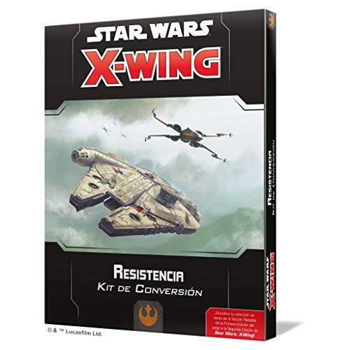 Fantasy Flight Games- Star Wars: X-Wing 2.0 Resistencia - Kit de Conversión - Español, Color