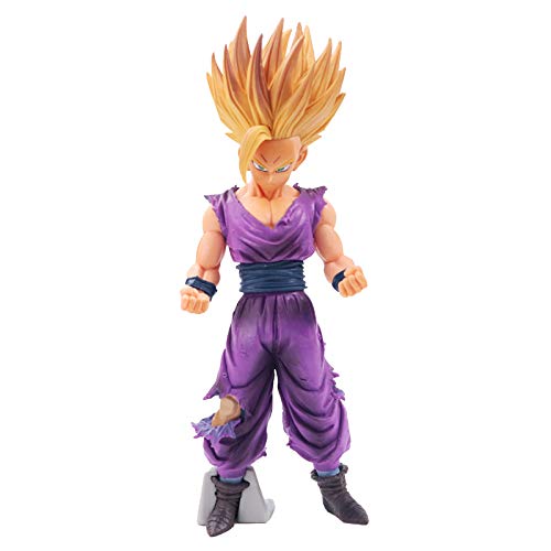 Figura de Acción de Dragon Ball Son Gohan, Figura De Anime De PVC Modelo Coleccionable Estatua de Personaje Juguetes Adornos de Escritorio, 24cm,Son Gohan