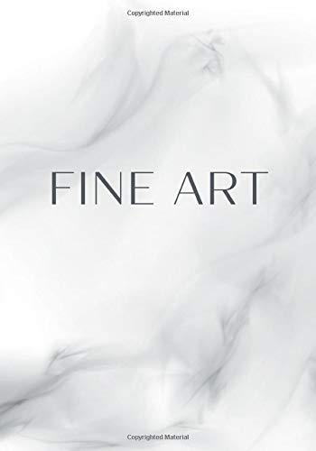 Fine Art: Decorative Book For Styling Your Coffee Table, Console Table, Bookshelf, End Table & More | Show Home Display Style Effect, Stackable Book - Large Text On Spine
