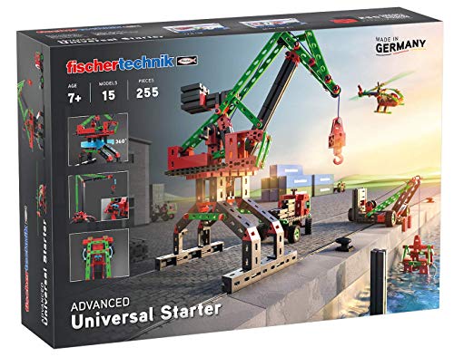 Fischertechnik Universal Starter – Iníciate en el Mundo de los Juegos de Construcción con este Divertido y Educativo Juguete con 15 Modelos.