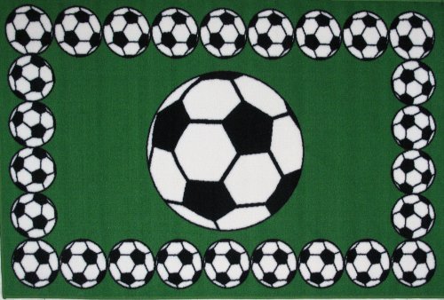 Fun Rugs Soccer Time Accent Rug, 39-Inch by 58-Inch by Fun Rugs