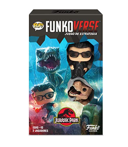 Funko- Pop Funkoverse 101-Expandalone (Spanish) Jurassic Park Board Game, Multicolor (47125)