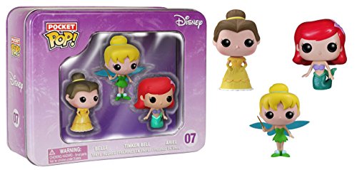 Funko - Pop! Los Personajes de Disney Pack 3: Ariel, Bella y Campanilla