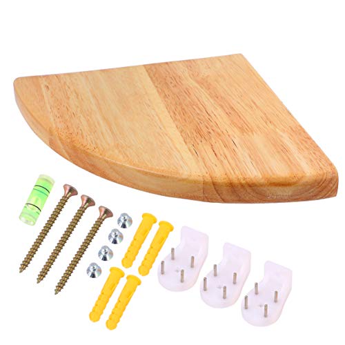 GARNECK Estante Flotante de Esquina Montado en La Pared Estantes de Madera Pantalla Ribete Redondo Soporte de Carrito Dormitorio Cocina Oficina Sala de Estar Baño Estantería de Roble 23 GARNECK Estante Flotante de Esquina Montado en La Pared Estantes de Madera Pantalla Ribete Redondo Soporte de Carrito Dormitorio Cocina Oficina Sala de Estar Baño Estantería de Roble 23