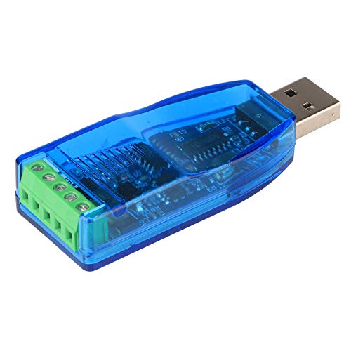 Greluma convertidor USB,convertidor Industrial USB a RS485 con Chip CH340 Compatible con Windows XP/WIN7/WIN8/WIN10/Vista/Linux/Mac OS X
