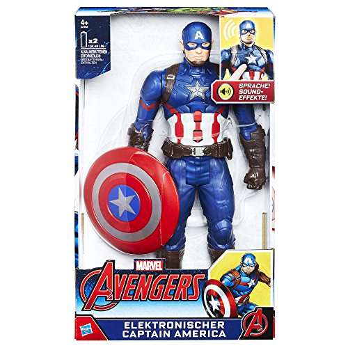 Hasbro Marvel Avengers Captain America - figuras de juguete para niños (Niño, Acción / Aventura, Marvel Heroes, AA, Caja con ventana) Hasbro Marvel Avengers Captain America - figuras de juguete para niños (Niño, Acción / Aventura, Marvel Heroes, AA, Caja con ventana)