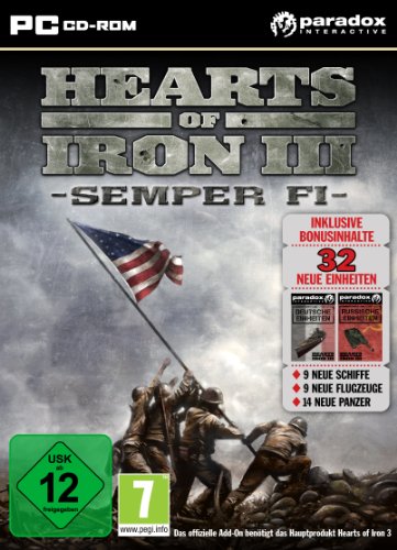 Hearts of Iron 3 Semper Fi (Add-On ) (PC) [Importación alemana]