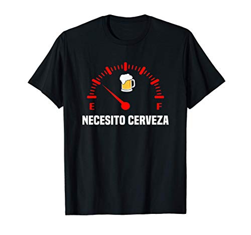 Hombre Camiseta Divertida para Hombres Necesito Cerveza Camiseta Camiseta