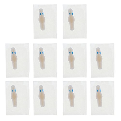 Homyl - Blíster impermeable de 10 piezas para zapatos de hombre y mujer