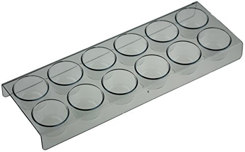 Huevera para frigorífico Samsung, longitud: 28 cm, ancho: 10 cm, altura: 2,5 cm, diámetro: 4 cm. Huevera para frigorífico Samsung, longitud: 28 cm, ancho: 10 cm, altura: 2,5 cm, diámetro: 4 cm.
