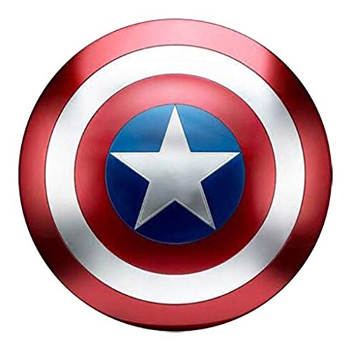 HYYSH Capitán América Shield All Metal 1 a 1 Movie Edition Avengers Accesorios de Mano Modelo Decoración