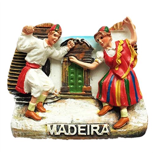 Imán para nevera con diseño de Portugal, colección de resina 3D, ideal como recuerdo de viaje, regalo turístico, decoración para el hogar y la cocina, adorno magnético para nevera