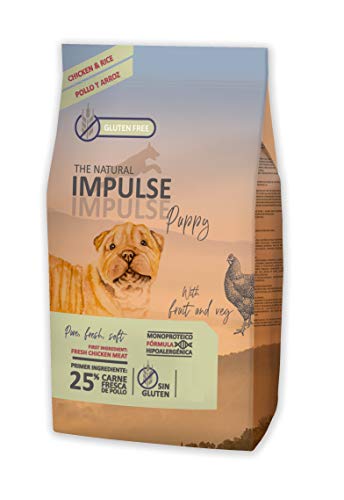 IMPULSE Pienso para Perros Natural Dog Puppy Chicken 12 Kg IMPULSE Pienso para Perros Natural Dog Puppy Chicken 12 Kg