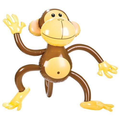 Inflatable Monkey (1 pc) by Rhode Island Novelty
