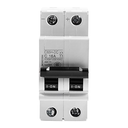 Interruptor solar 16A / 32A / 63A de la energía del disyuntor de circuito del aire miniatura de baja tensión de 250V DC 2P(16A)