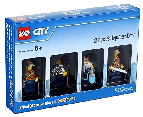 Juego de minifiguras de edición limitada Jungle Expedition compatible con LEGO City 5004940