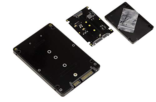 Kalea-Informatique – Adaptador M2 (M.2 NGFF SATA B Key o B + M Key) a SATA – bajo caja de aluminio en el formato de un disco duro SATA 2.5 "