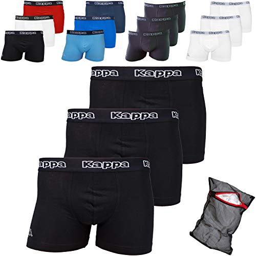Kappa ZiATEC Edition - Calzoncillos tipo bóxer para hombre, S-XXXXXL, con práctica malla de lavado, paquetes de 3, 6 y 9 unidades, ropa interior para hombre 2 (1x Ocean / 1x Royal / 1x Navy) XXXXL Kappa ZiATEC Edition - Calzoncillos tipo bóxer para hombre, S-XXXXXL, con práctica malla de lavado, paquetes de 3, 6 y 9 unidades, ropa interior para hombre 2 (1x Ocean / 1x Royal / 1x Navy) XXXXL