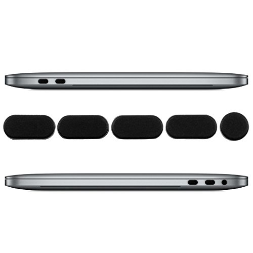 kwmobile 5X Tapón Anti-Polvo Compatible con Apple MacBook Pro 13" / 15" (a Partir de 2016) - Tapas Protectoras Anti-Suciedad para Ranuras de Ordenador kwmobile 5X Tapón Anti-Polvo Compatible con Apple MacBook Pro 13" / 15" (a Partir de 2016) - Tapas Protectoras Anti-Suciedad para Ranuras de Ordenador