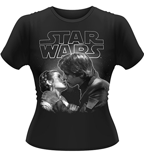 Ladies Star Wars Princess Leia Han Solo Oficial Camiseta Mujeres señoras (X-Large)