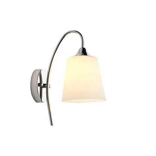 Lámpara de pared principal sola decoración del hogar lámpara de pared de vidrio dormitorio dormitorio lámpara de pared de cabecera alto 24 * ancho 10 CM luz cálida Lámpara de pared principal sola decoración del hogar lámpara de pared de vidrio dormitorio dormitorio lámpara de pared de cabecera alto 24 * ancho 10 CM luz cálida