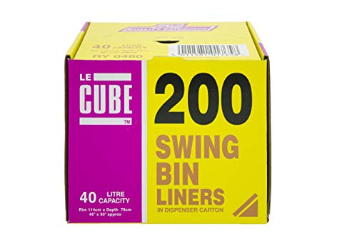 Le Cube 480 – Dispensado de bolsas de basura, 40 L (200 unidades)