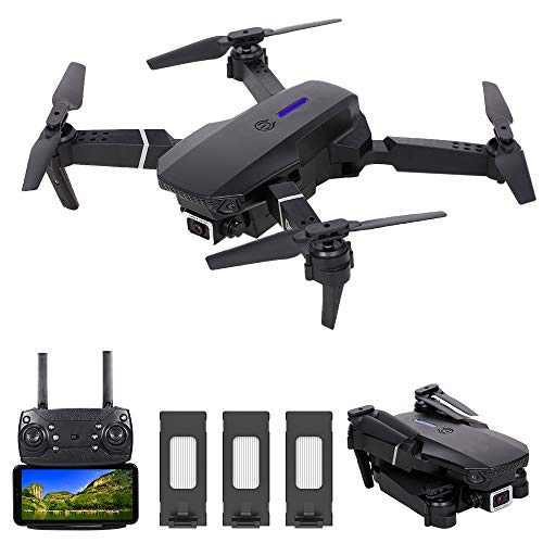 Leeofty ​​Mini Drone para NiñOs, Un Dron con CáMara 4k con Fotos De Gestos, Flip 3D, Modo Sin Cabeza Y Funciones De Seguimiento De Vuelo