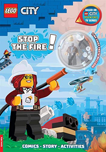 LEGO® CITY: Stop the Fire! (with Fire Chief minifigure): Activity Book with Minifigure