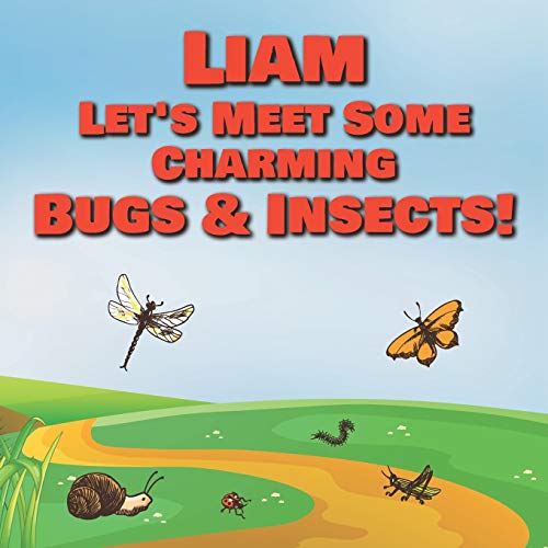 Liam Let’s Meet Some Charming Bugs & Insects!: Personalized Books with Your Child Name - The Marvelous World of Insects for Children Ages 1-3