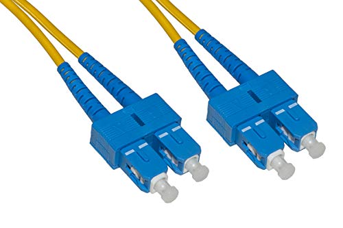 Link Cable de Fibra óptica SC a SC Individual Duplex 9/125, 0,5 m