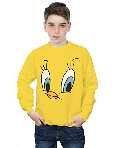 Looney Tunes niños Tweety Pie Face Camisa De Entrenamiento 12-13 Years Girasol