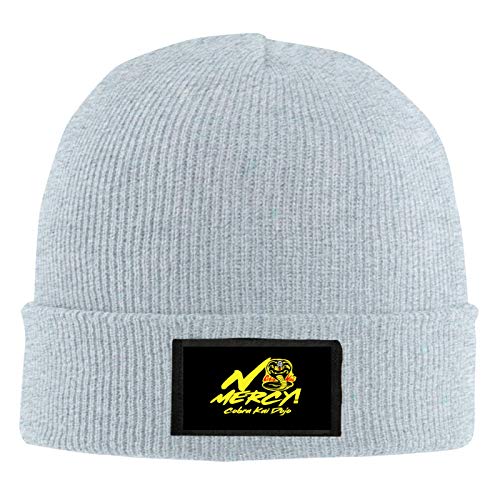 Lsjuee Yjt28 No Mercy Knitted Cap Beaniehat Gorras para adolescentes/mujeres/hombre gris