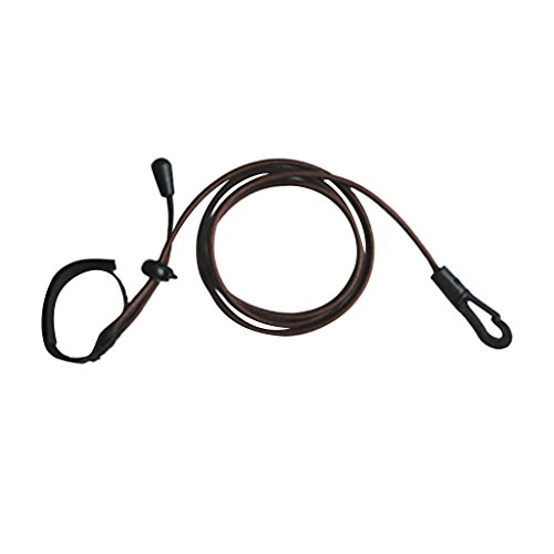 MagiDeal Correa Elástica Resistente para Caña de Pesca/Remos de Kayak con Gancho de Presión - café MagiDeal Correa Elástica Resistente para Caña de Pesca/Remos de Kayak con Gancho de Presión - café