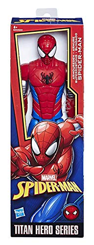 Marvel Spiderman- Spiderman Figura Titan Power 30 cm, Modelo Surtido, 1 Unidad Hero Series, Multicolor (Hasbro E2324EU4)