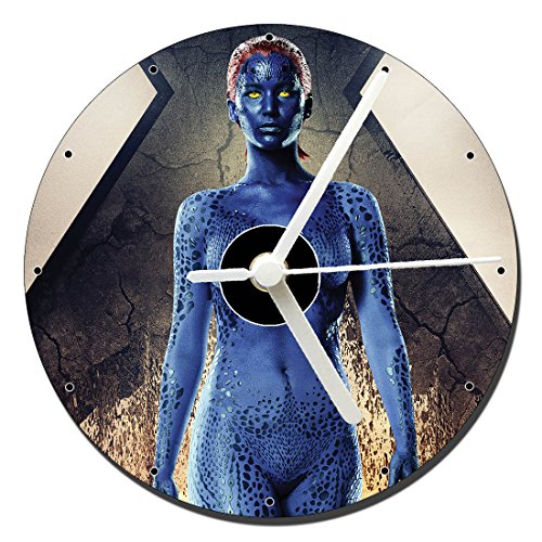 MasTazas X Men Mistica Jennifer Lawrence Reloj CD Clock 12cm