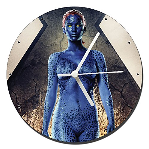 MasTazas X Men Mistica Jennifer Lawrence Reloj de Pared Wall Clock 20cm