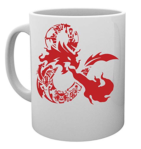 Mazmorras Y Dragones Fuego Taza Mug Cup