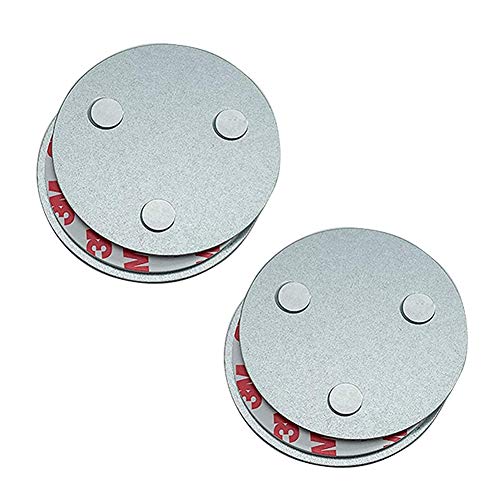 meioro Detector De Humo Magnético Herramienta De Instalación, Rápido Y Fácil De Fijación Kit Montado En El Techo para Alarma De Humo, Sin Necesidad De Taladro No Hay Peligro(2pcs)