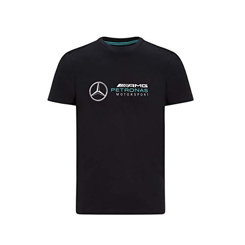 Mercedes-AMG Petronas - Mercancía Oficial de Fórmula 1 2021 Colección - Hombre - Large Logo tee - Manga Corta - Negro - M Mercedes-AMG Petronas - Mercancía Oficial de Fórmula 1 2021 Colección - Hombre - Large Logo tee - Manga Corta - Negro - M