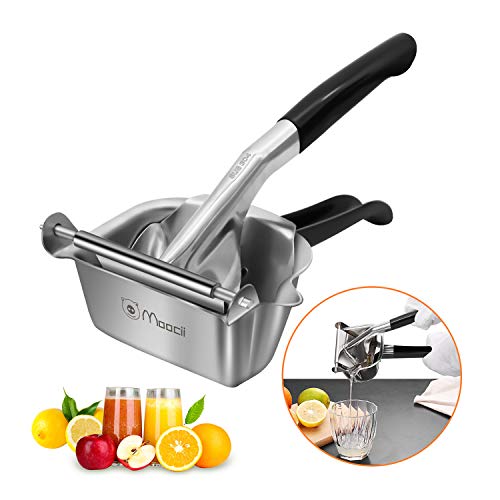 Moocii Exprimidor Limon Manual Acero inoxidable 304 de alta calidad Anticorrosión exprimidor de limones Robusto duradero exprimidor limon Puede usarse en lavavajillas Moocii Exprimidor Limon Manual Acero inoxidable 304 de alta calidad Anticorrosión exprimidor de limones Robusto duradero exprimidor limon Puede usarse en lavavajillas