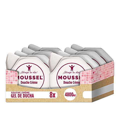 Moussel - Douche Crème - Gel de baño hidratante - 600 ml - [Pack de 8]