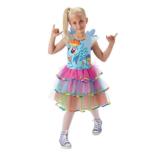 My Little Pony - Disfraz de Rainbow Dash para niña, infantil talla 5-7 años (Rubie's 620099-M)