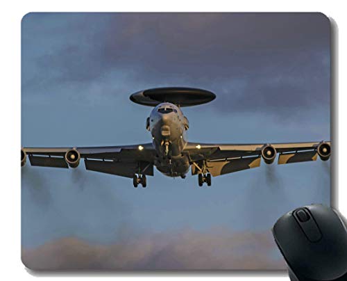N\A Gaming Mouse Pad, Boeing E 3 Sentry Aircraft Mouse Pad para Office Desktop o Gaming Mouse Mat