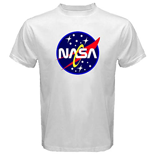 NASA Space Astronaut T-Shirt Printed tee Mens Shirt White S